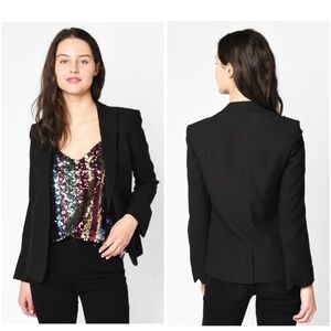 Zadig & Voltaire Vedy Spi Blazer Deluxe Black Size 34/XS